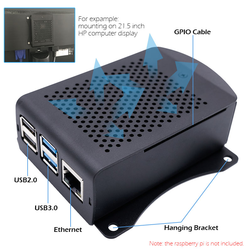 Raspberry Pi 4 Model B Aluminu - Argon One V3 M.2 Nvme Case recension och pris