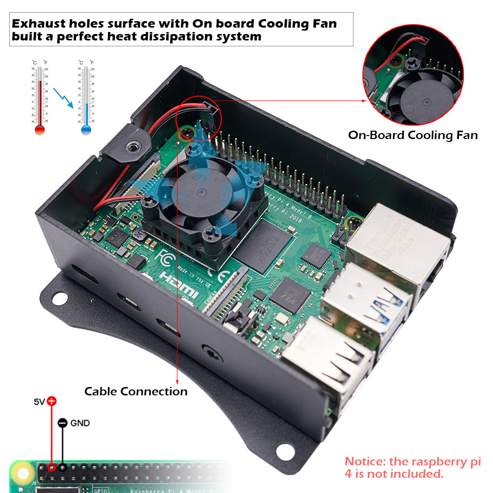 Raspberry Pi 4 Model B Aluminu - Argon One V3 M.2 Nvme Case recension och pris