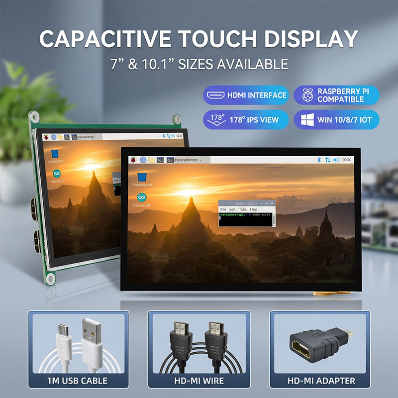 IPS HDMI Touch Display 7 10.1  - Raspberry Pi 10.1 Inch Capacitive Touch Screen Ips recension och pris