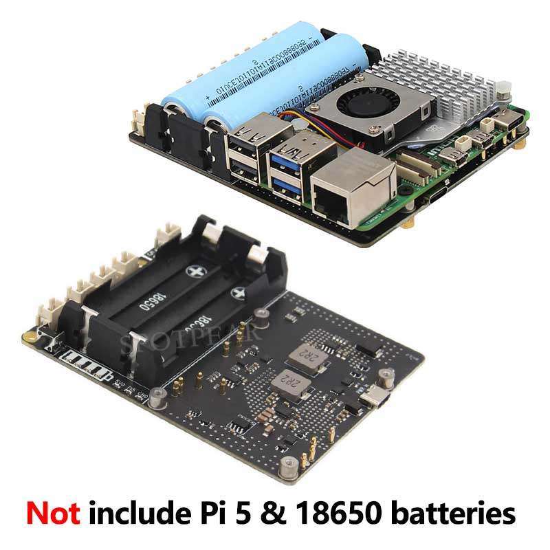 Raspberry Pi 5 18650 UPS Board - Raspberry Pi Uninterrupted Power Supply Ups 18650 recension och pris