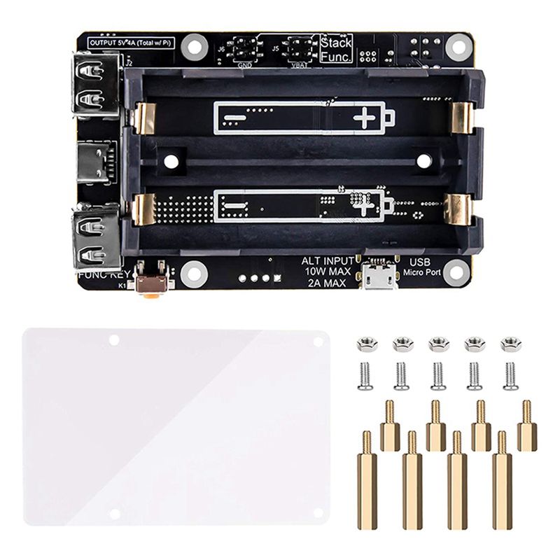 Delicate Texture-2X For Raspbe - Raspberry Pi Uninterrupted Power Supply Ups 18650 recension och pris