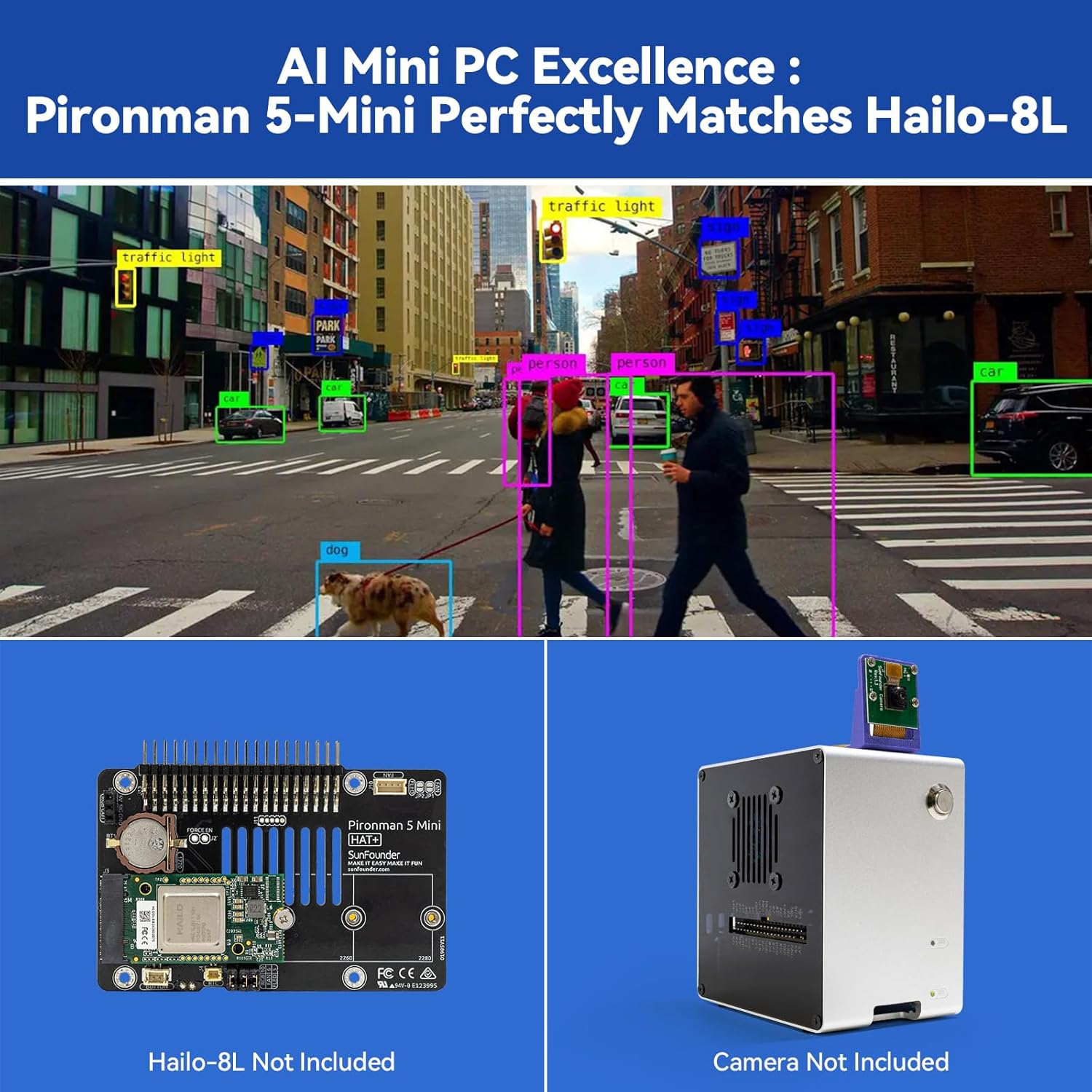 Pironman 5-Mini NVMe M.2 SSD P - Raspberry Pi Ai Kit Hailo-8L recension och pris