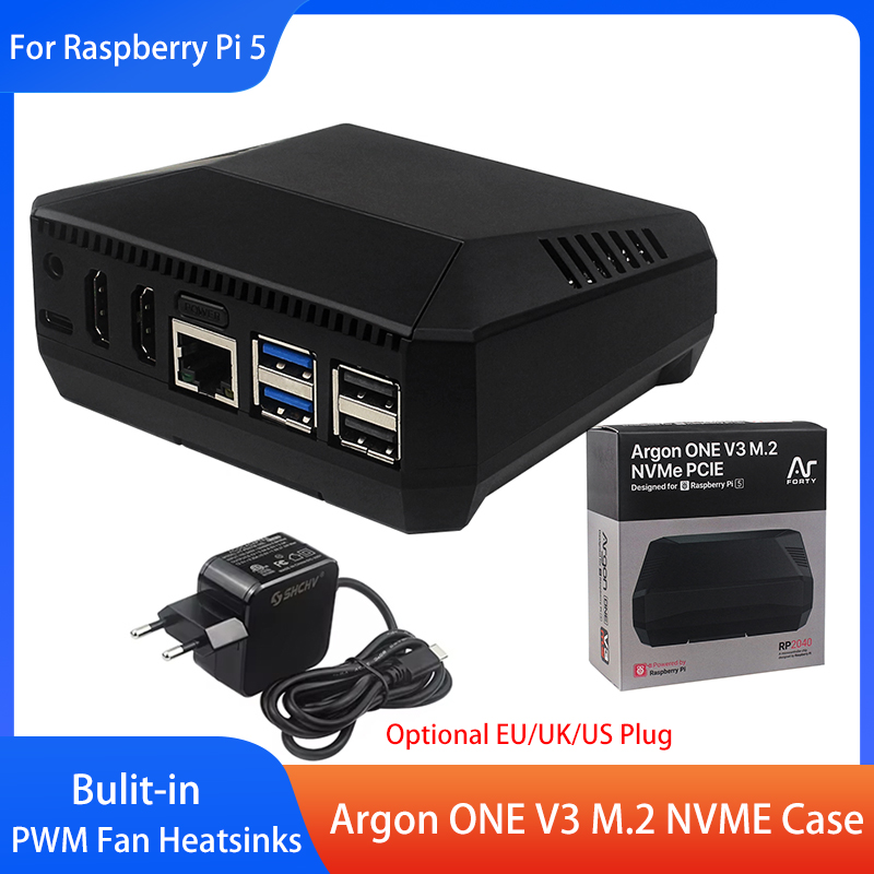 Argon ONE V3 M.2 NVME Case Alu - Argon One V3 M.2 Nvme Case recension och pris