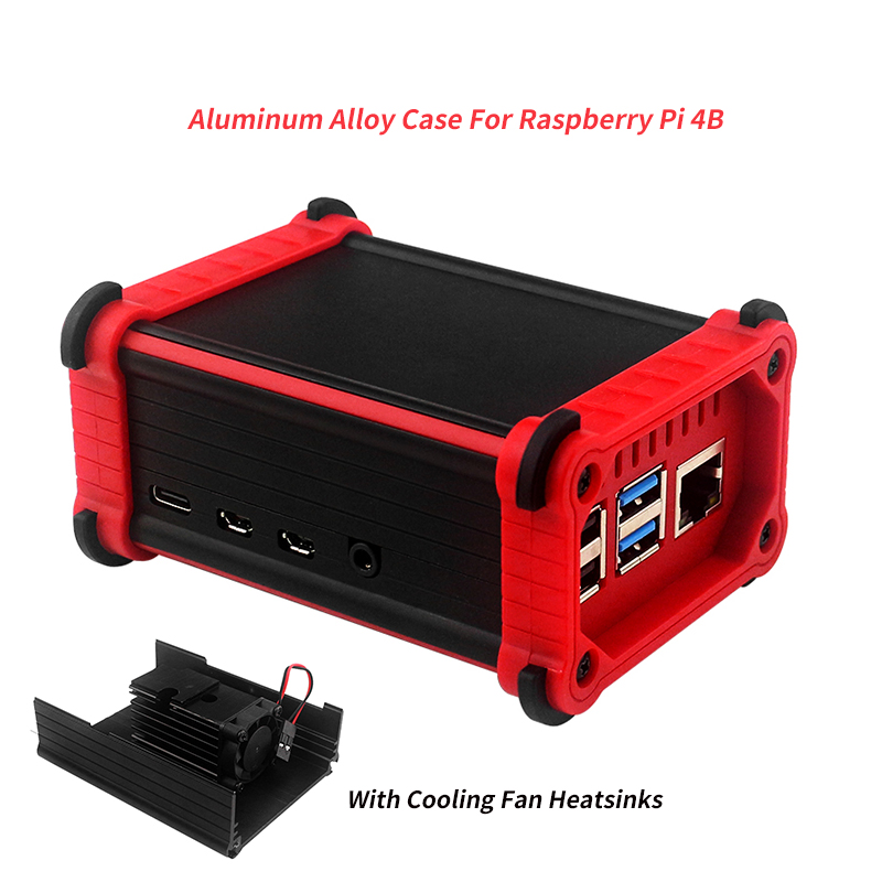 Raspberry Pi 4B Aluminum Alloy - Argon One V3 M.2 Nvme Case recension och pris