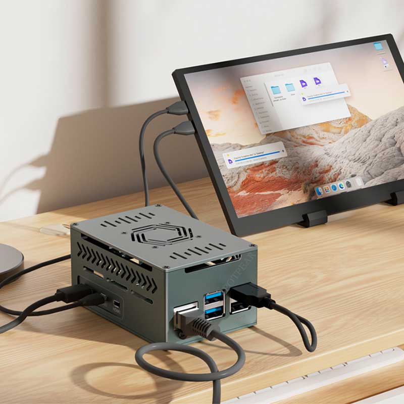 Raspberry Pi 5 Aluminum Metal  - Argon One V3 M.2 Nvme Case recension och pris
