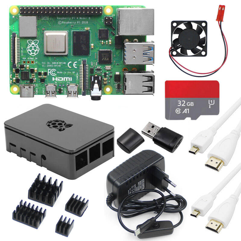 Raspberry Pi 4B 8GB Basic Kit  - Raspberry Pi 4 8Gb Ram Kit recension och pris