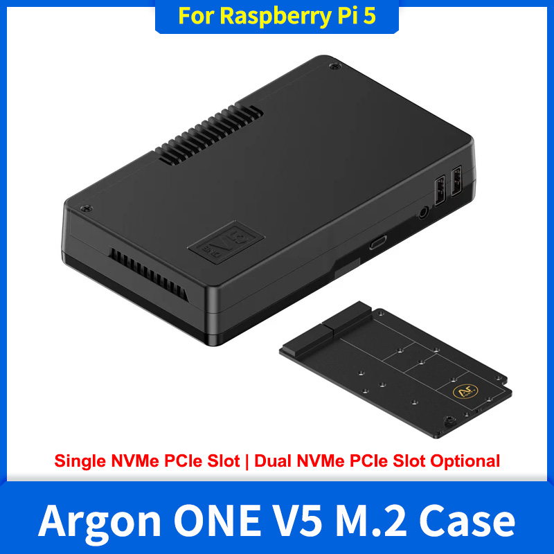 Raspberry Pi 5 Argon ONE V5 M. - Argon One V3 M.2 Nvme Case recension och pris